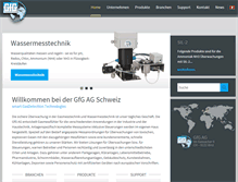 Tablet Screenshot of gfg.ch