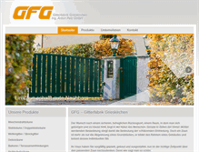 Tablet Screenshot of gfg.co.at